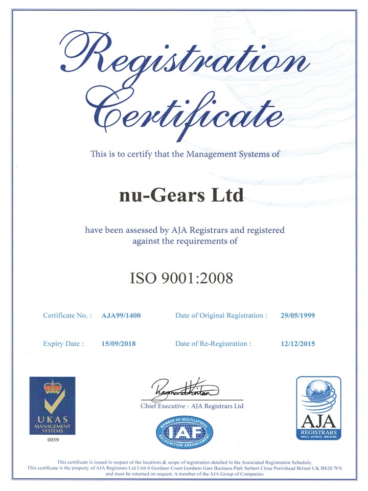 iso 9001 certification for precision engineering